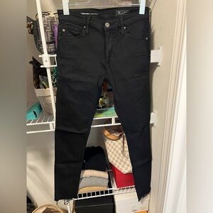 AG Farrah ankle black jeans size 27